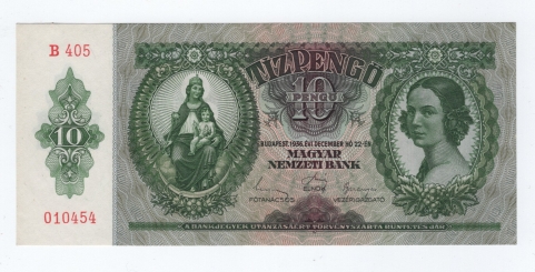1936 10 pengő