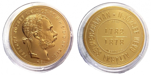 1878 Ferenc József 1 forint - II. József nevű altárna Selmeczbányán