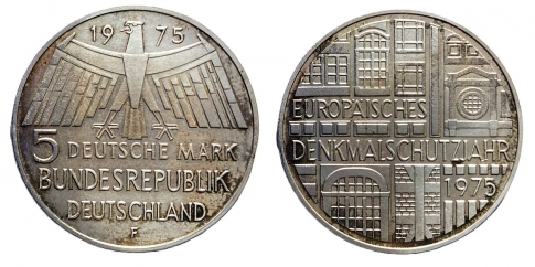 1975 Műemlékvédelem 5 márka