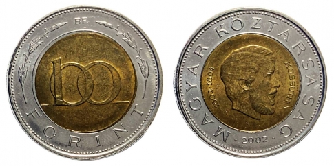 2002 Kossuth Lajos 100 forint