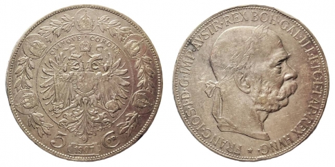 1907 Ferenc József 5 korona