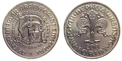 1978 Az első magyar aranyforint 200 forint