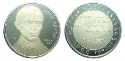 2011 Tóth Árpád 5000 forint