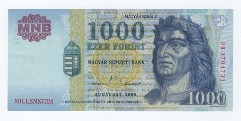 2000 1000 forint Millenium