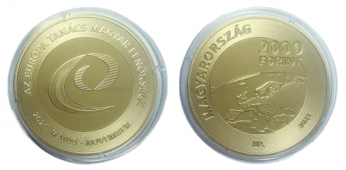 2021 Az Európa Tanács magyar elnöksége 2000 forint