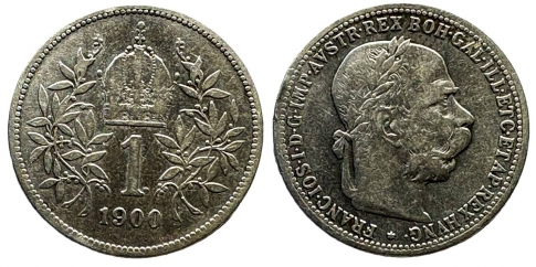 1900 Ferenc József 1 korona