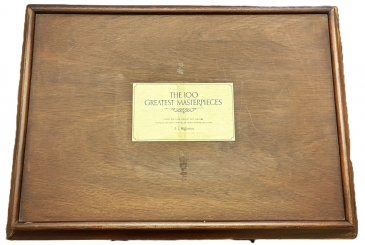 100 Legnagyobb Mestermű 100 db-os aranyozott ezüst érem szett 100 Legnagyobb Mestermű 100 db-os aranyozott ezüst érem szett