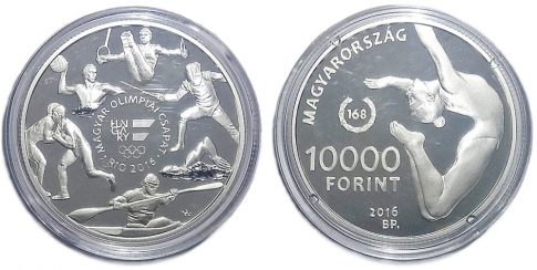 2016 Rió - Nyári Olimpia 10000 forint