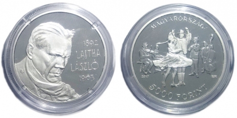 2017 Lajtha László 5000 forint
