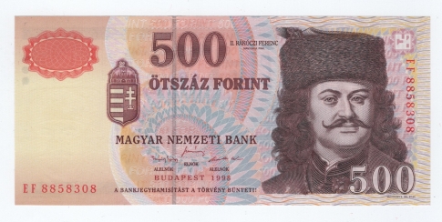 1998 500 forint EF
