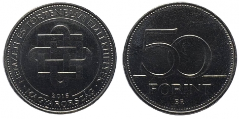 2015 Nemzeti és történelmi emlékhelyek 50 forint 2015 Nemzeti és történelmi emlékhelyek 50 forint