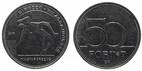 2018 Birkózó VB 50 forint 2018 Birkózó VB 50 forint