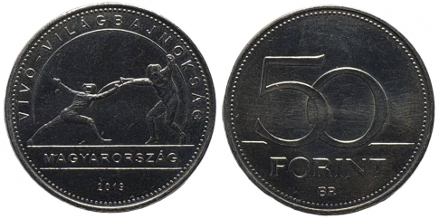 2019 Vívó VB 50 forint 2019 Vívó VB 50 forint